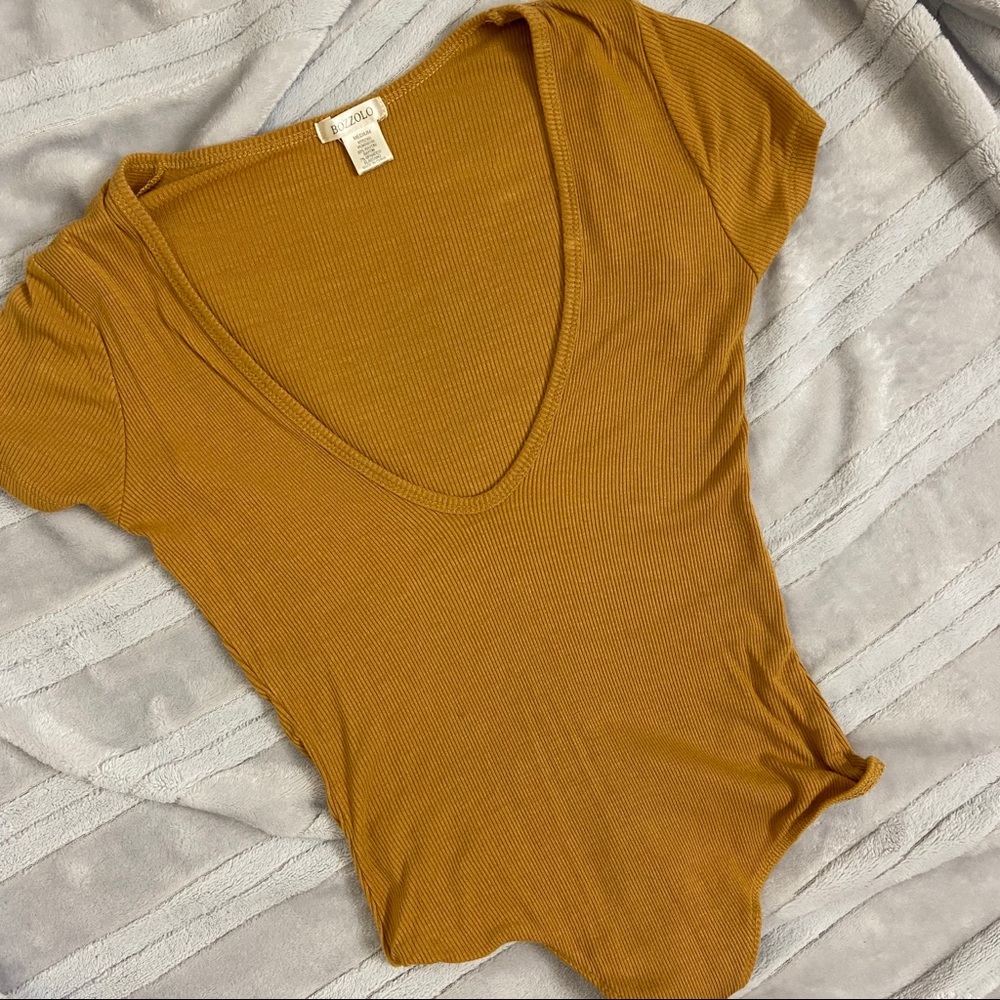 Mustard Bodysuit